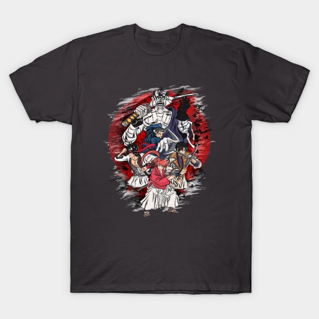 Himura The Red Haired Samurai T-Shirt by KakenC